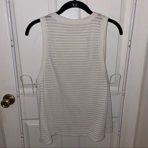 Lululemon white sheer tank✨